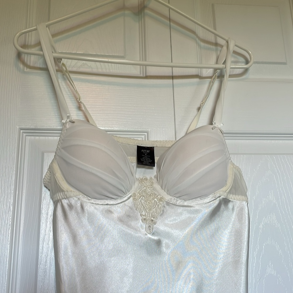 Women’s Apt 9 babydoll sleepwear lace beads underwire cups adjustable strap